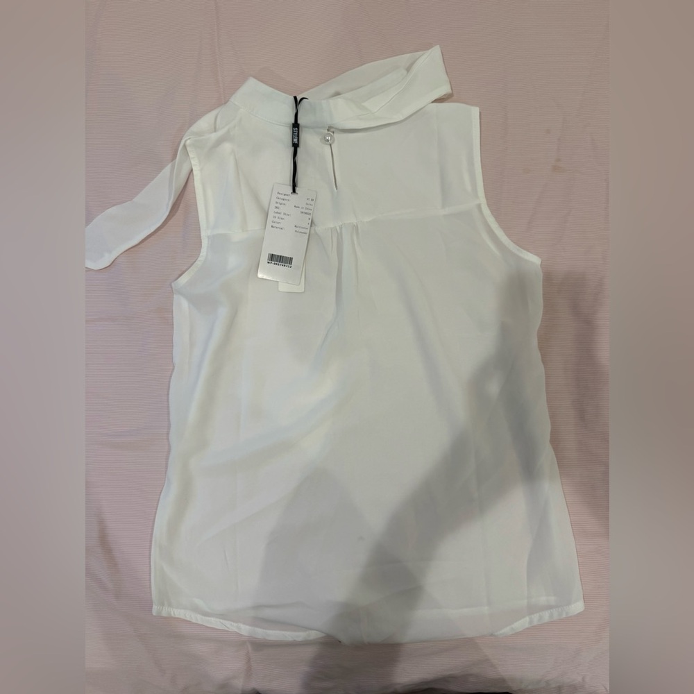STYLEWE White Sleeveless Tank Top